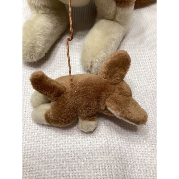 14” Russ Berrie Yomiko Classics Mommy & Joey Kangaroo Plush Soft Stuffed Animal - Picture 13 of 16